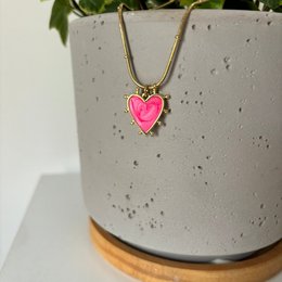 GIOIOSA – Gold Plated Heart Necklace