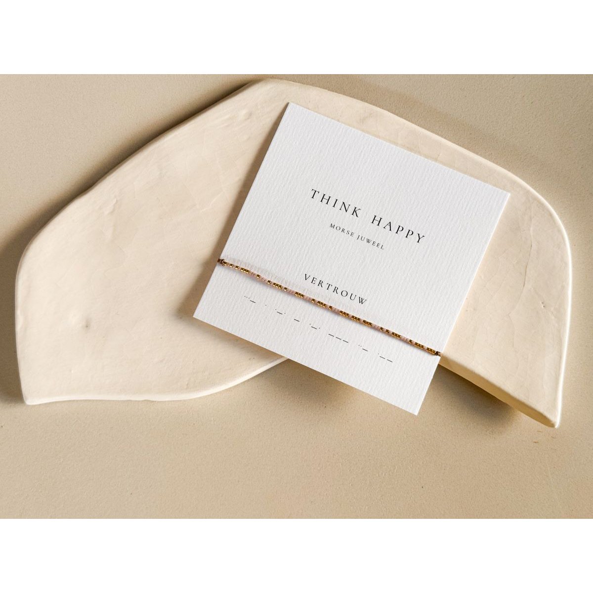 Morse Armband - VERTROUW