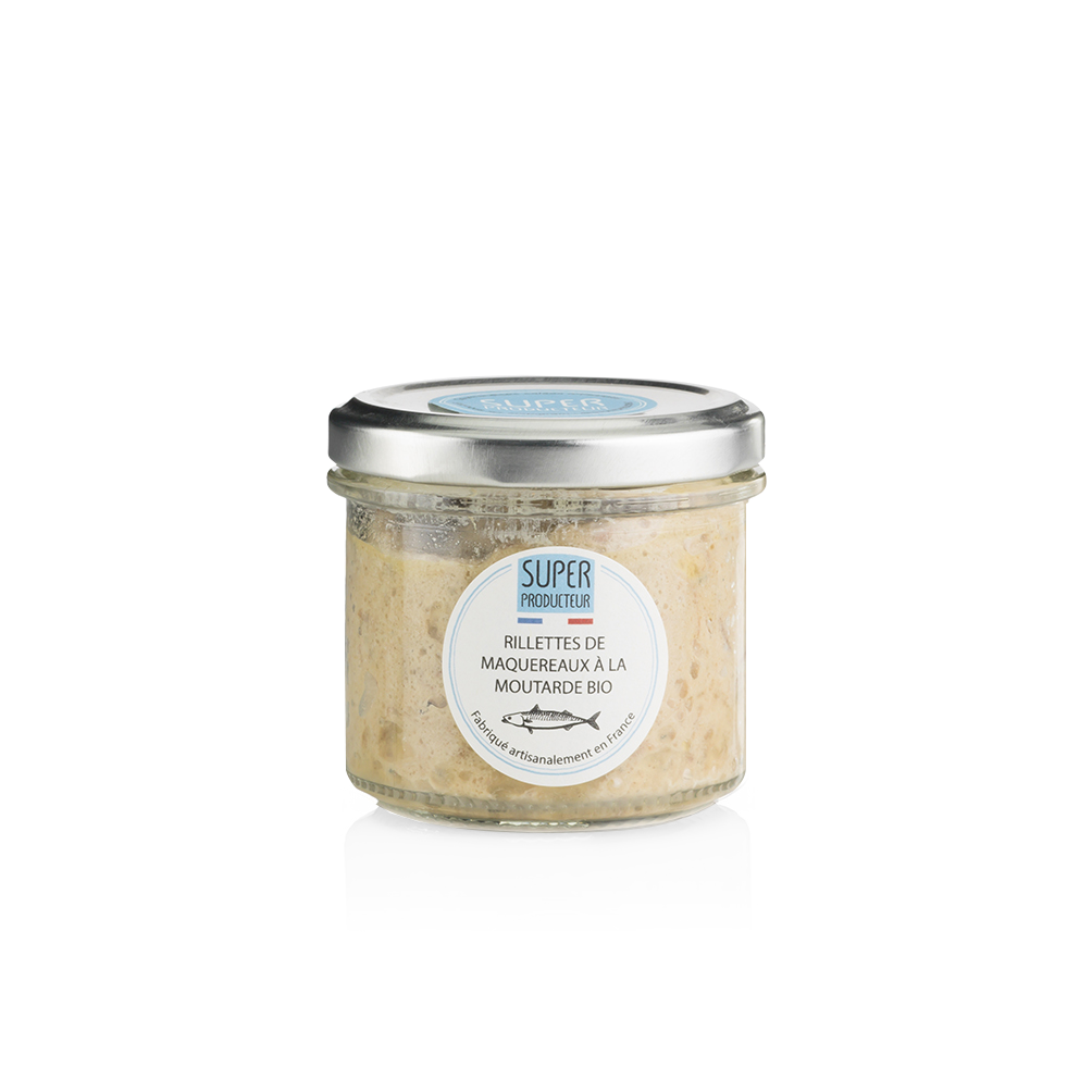 Makrel Rillettes med økologisk sennep - 90g