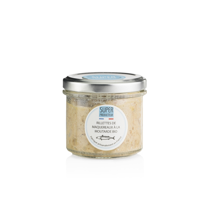 Makrel Rillettes med økologisk sennep - 90g
