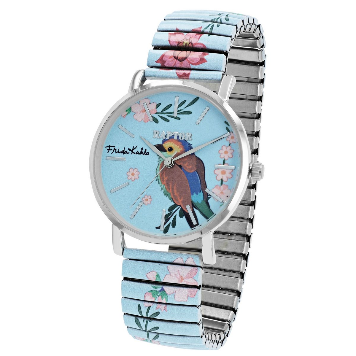 Damski zegarek na rękę Raptor „Frida Kahlo Edition” ze sznurkiem