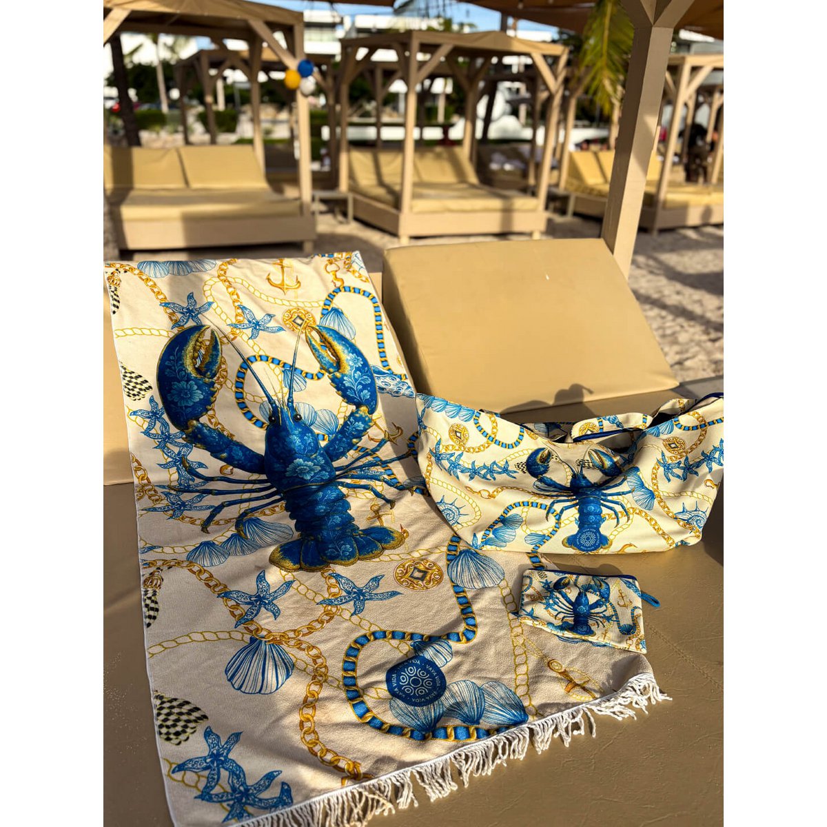 Pouch Blue Lobster