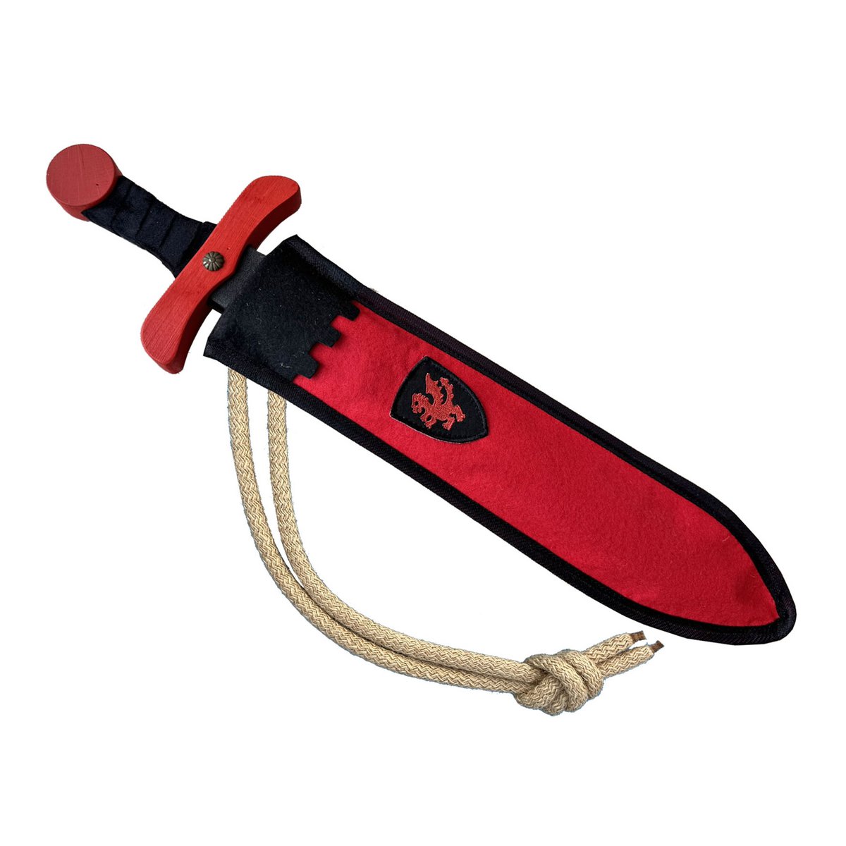 SWORD SOFTIK RED + DRAGON POUCH - ST702F