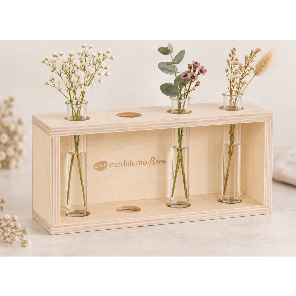 Modulumo – Floro – 12 stuks + gratis houten display!