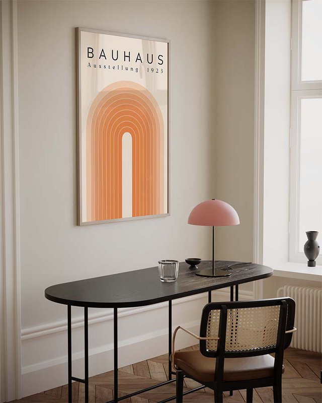 Bauhaus Ausstellung 1923 Oranje - Poster