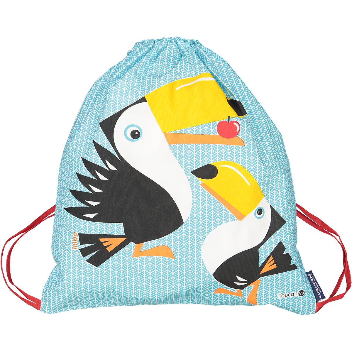 Børns aktivitetstaske, organisk bomuld, Toucan