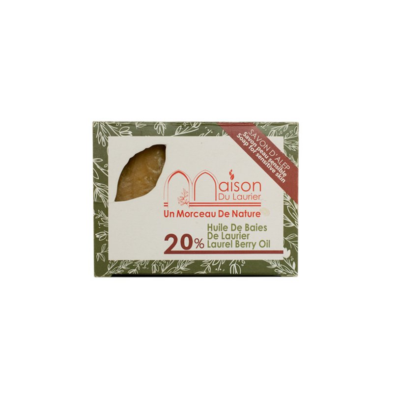 Jabón de Alepo - 200gr - 20% aceite de bayas de laurel