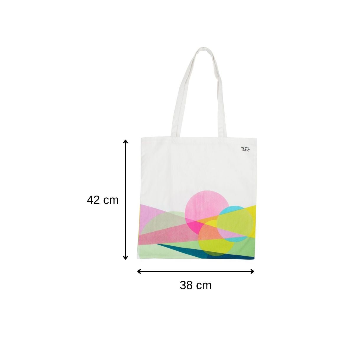 Tasty Green cotton totebag shopping bag