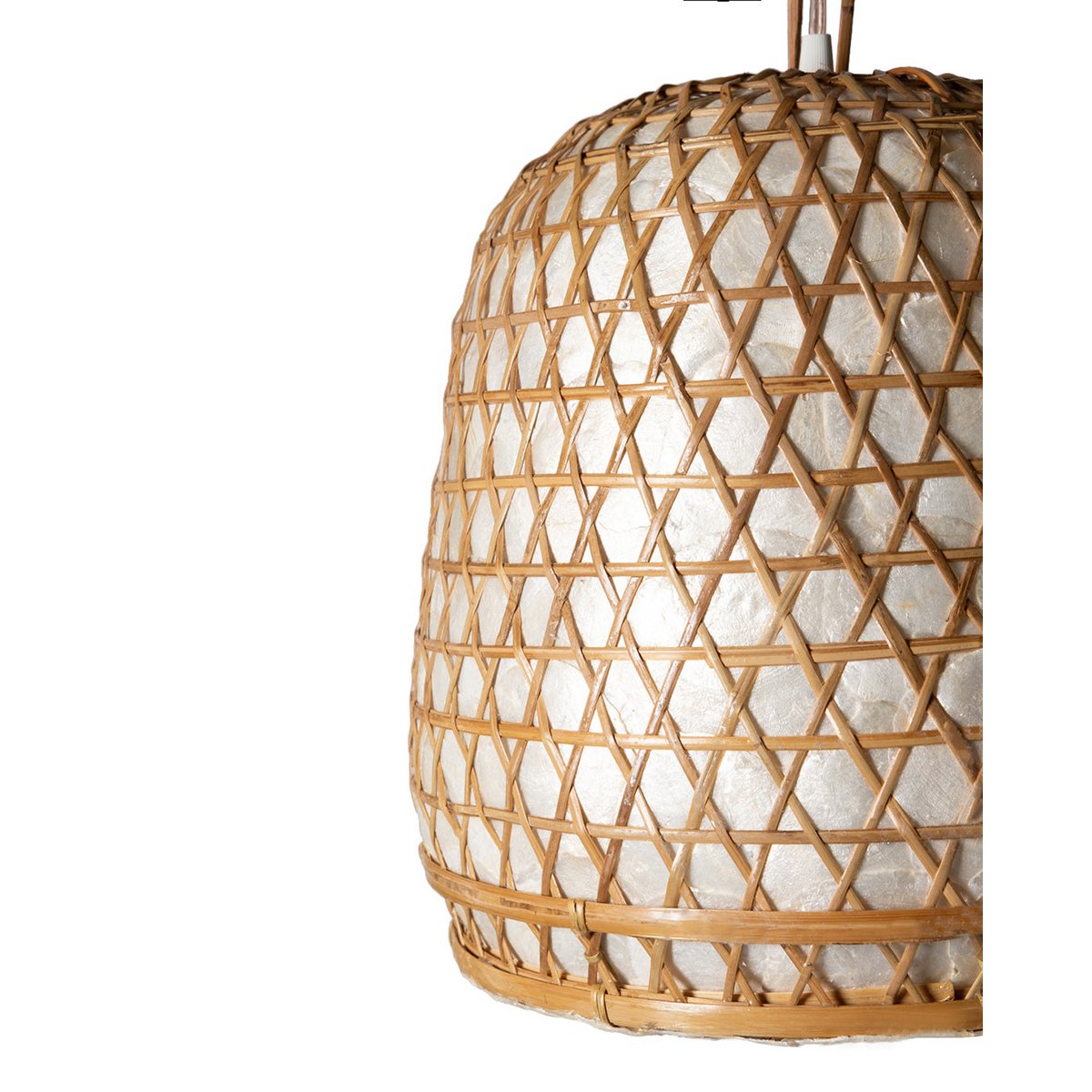 Nganjuk Nacjuk Nácar Raveo Cucharus Lamp.