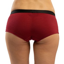 Women's 160 Merino 2-Piece Set Of Tank Top & Boxer Shorts Royal Cherry
