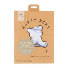 Washable day diaper | Blue Giraffe