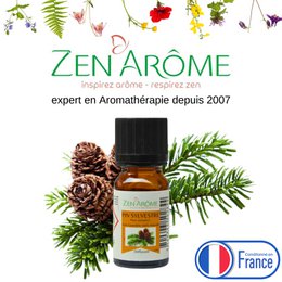 Essentiële olie – grenenhout - 10 ml – gebruik voor diffusie – verpakt in Frankrijk
