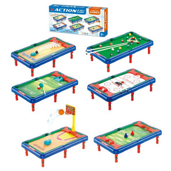 Z-C1.3 WFM946488 Table Top Games 6 in 1 43x24.5x12cm