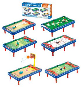 Z-C1.3 WFM946488 TABEL TOP GAME 6 in 1 43x24.5x12cm
