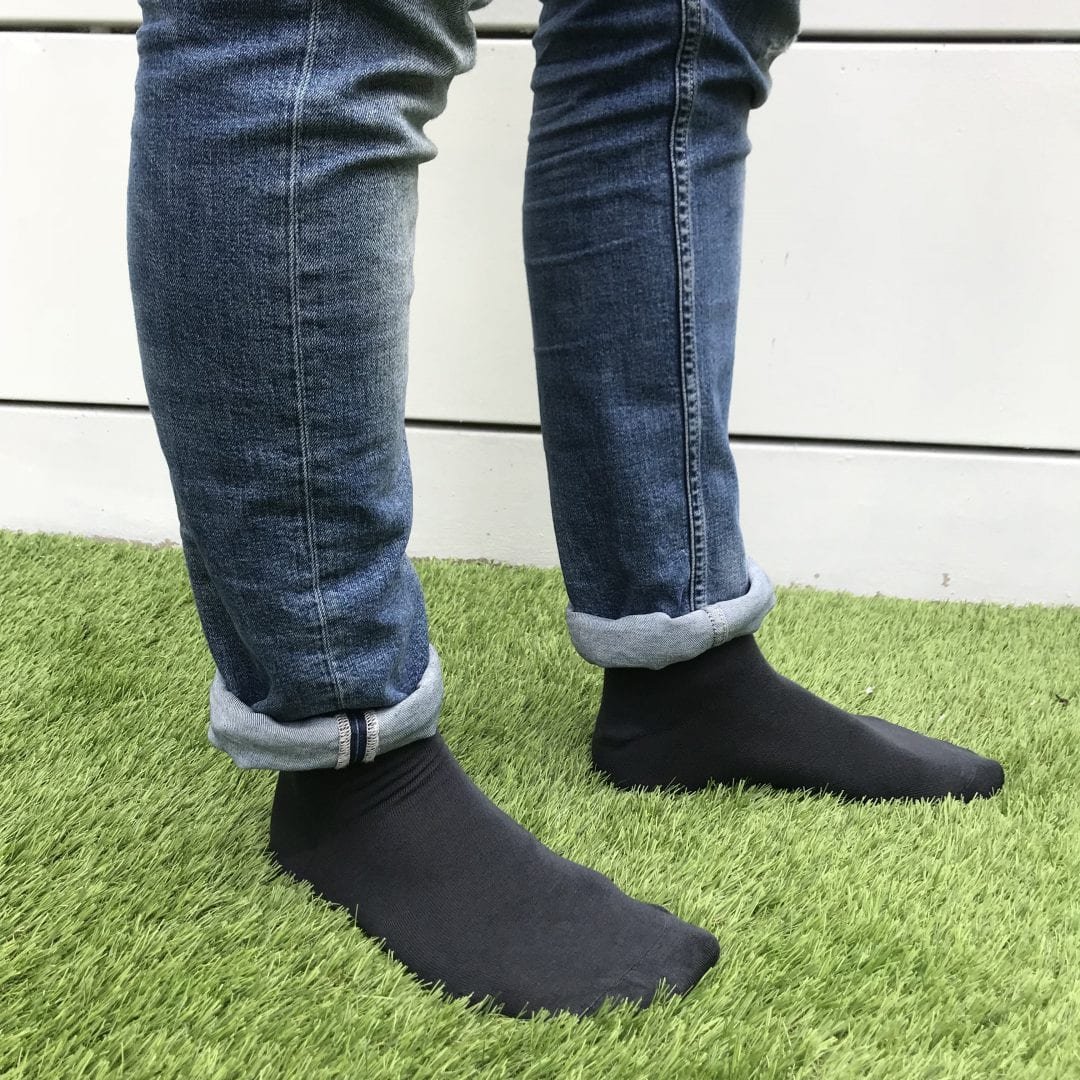 Bambocks Bamboo socks 4 pair Gray