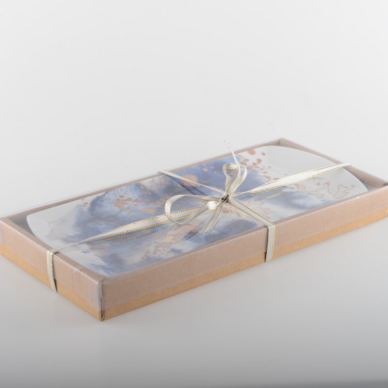 Cake jellyfish dishes 29x13cm - Lot of 2