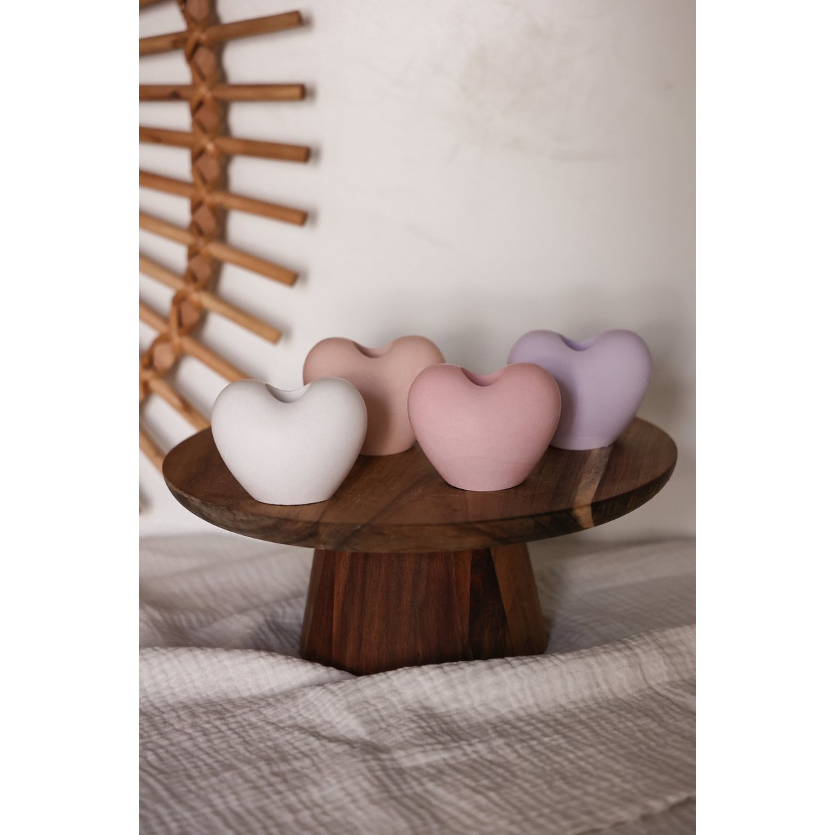 Heart candlestick