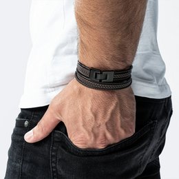 Leather bracelet "Wrap"