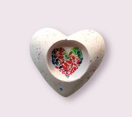 Eksklusivt: Open Heart Collection - Hjerteformet fyrfadsstage