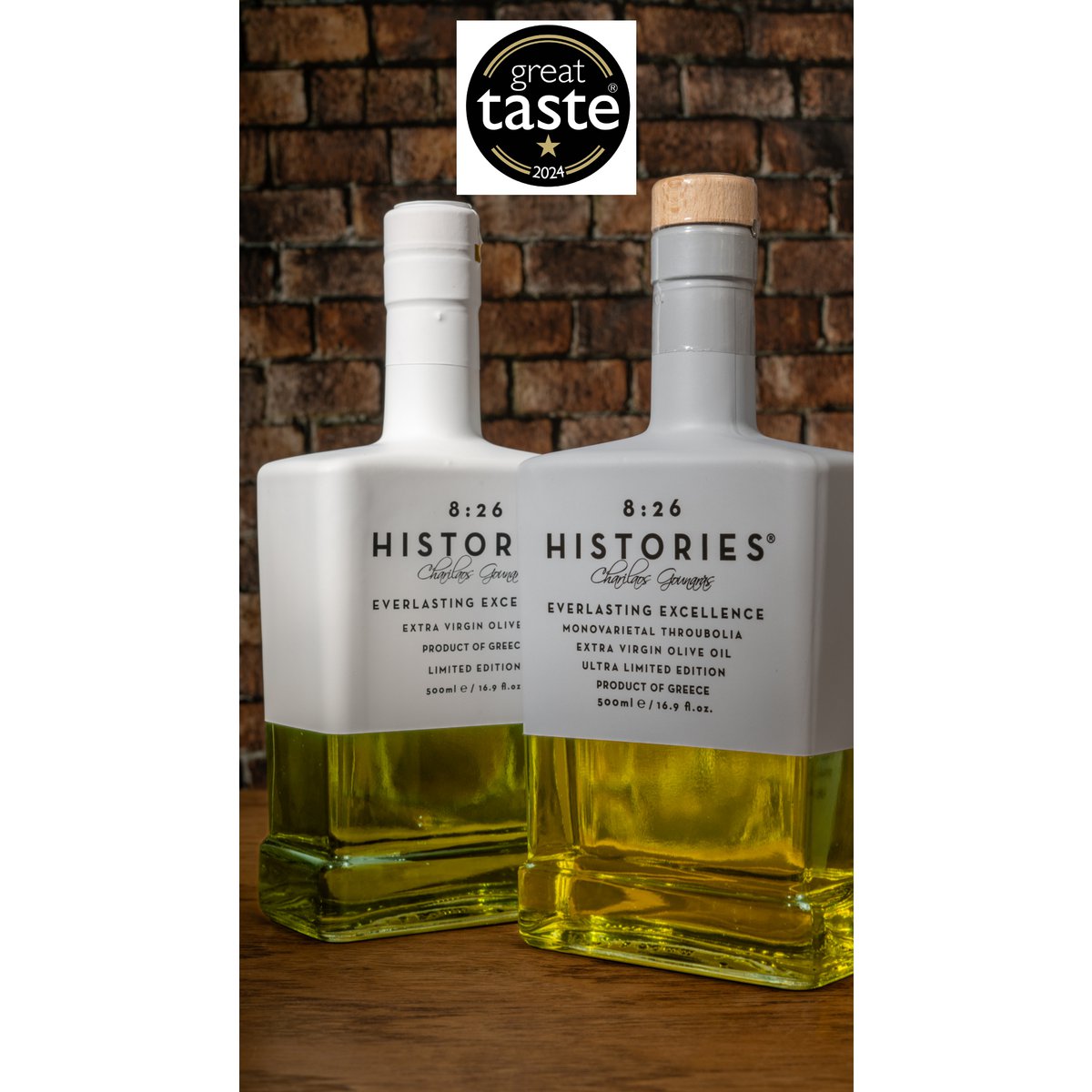 8:26 Histories Extra Vierge Olijfolie 500ml Blend Luxe Editie