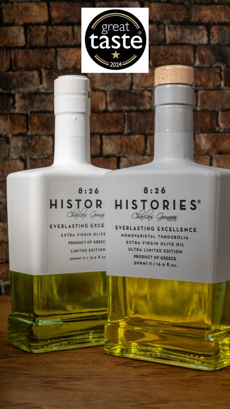8:26 Historias Aceite de oliva virgen extra Mezcla de 500 ml Edición de lujo