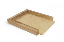 Papirbakke, Enkelt papirbakke, Træbakke