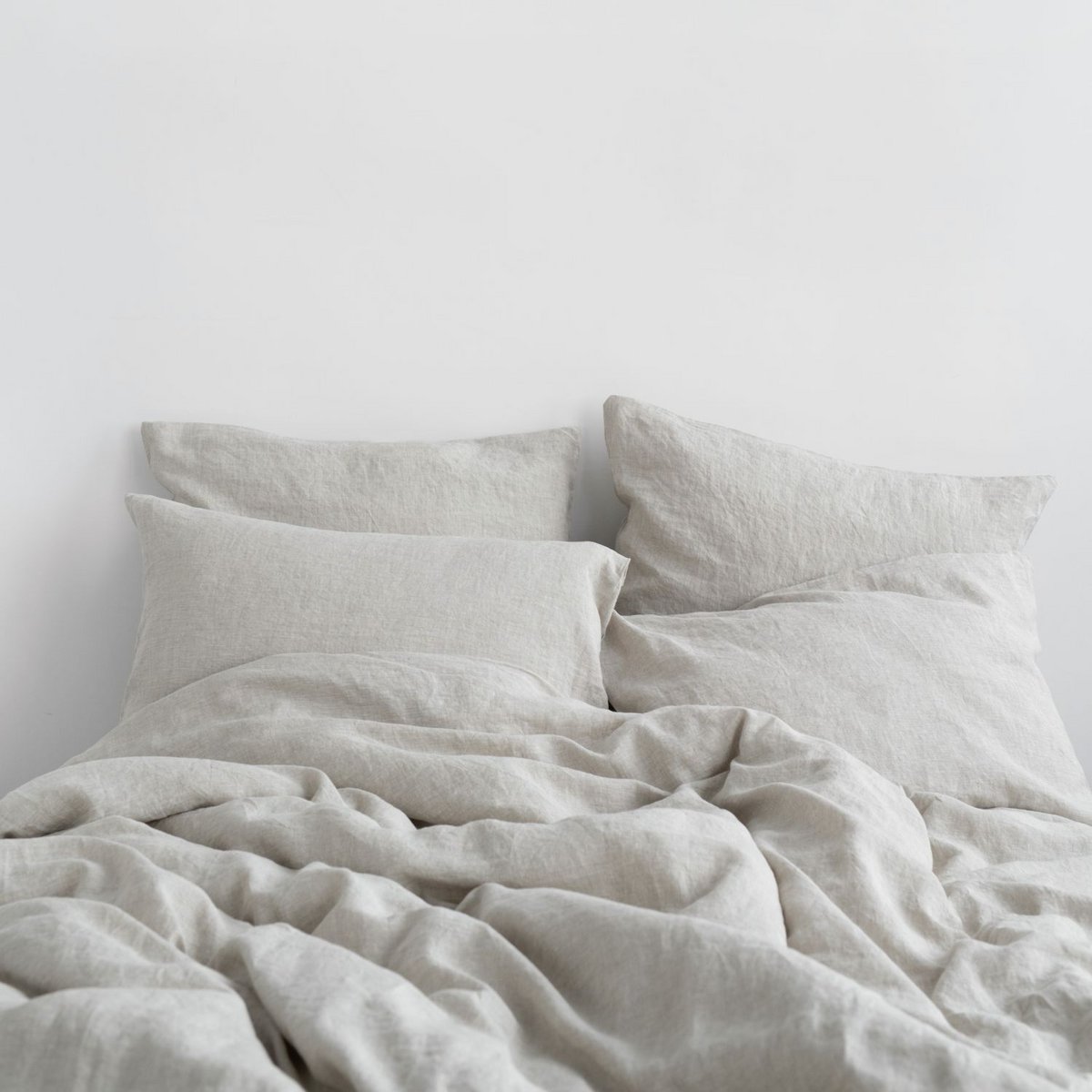 Ensemble de housse de couette en lin mélangé