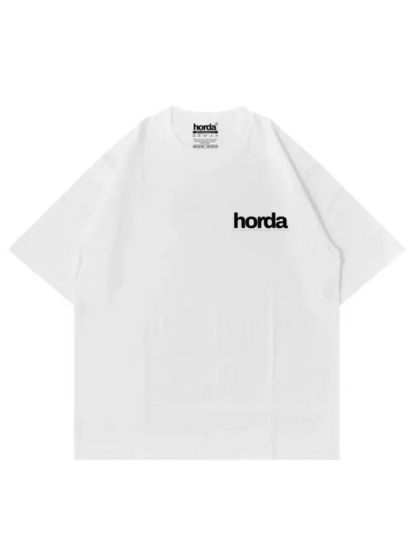 T-Shirt Bianca 200gr Oversize Boxy Fit Cotone Made in Italy - Midle