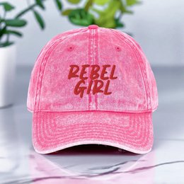 Gorra vintage REBEL GIRL Gorra vintage de sarga de algodón