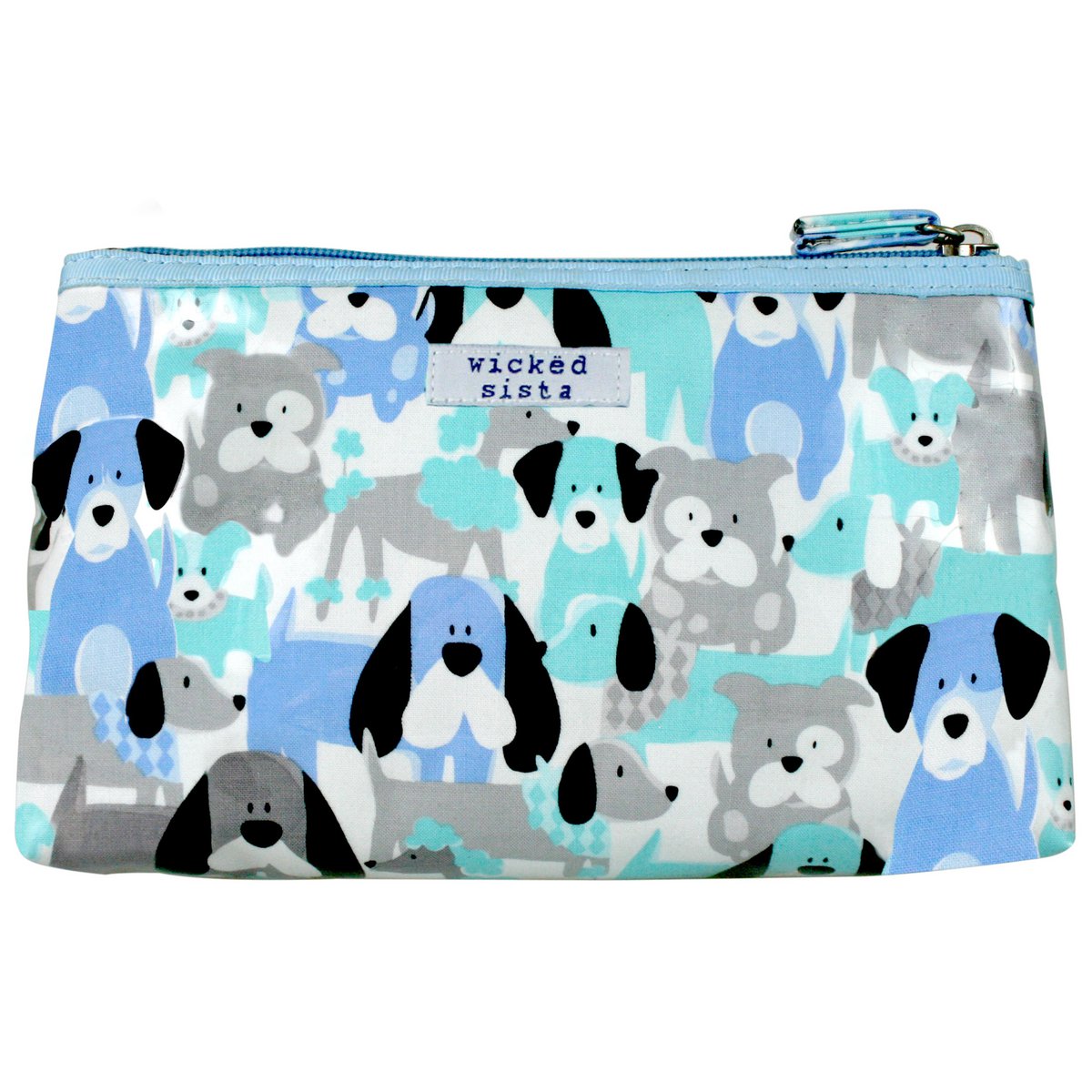 A Dogs Life Small Soft Sided Flat Purse Kosmetiktasche