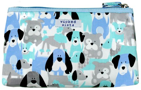 A Dogs Life Small Soft Sided Flat Purse Kosmetiktasche