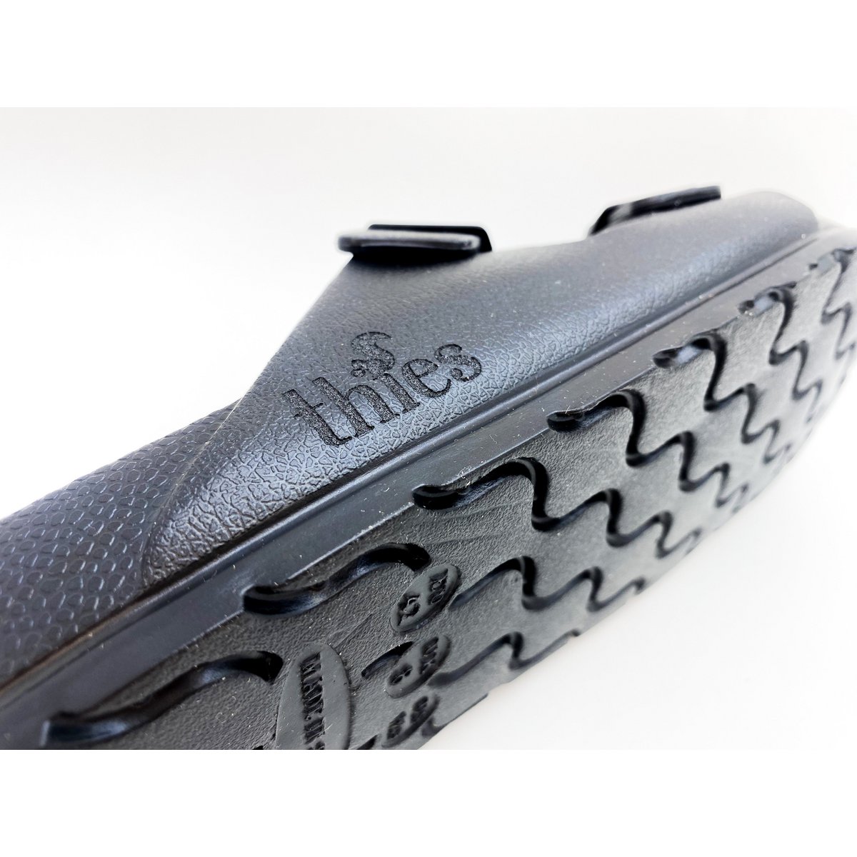thies 1856 ® Ecofoam Sandal vegan black