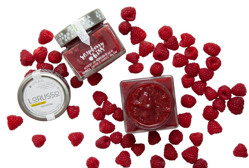 Bio Gourmet Raspberry Back avec 85% de fruits, 305g