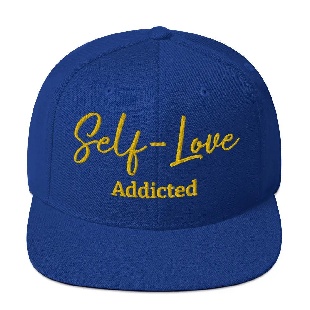 Chapeau Snapback Self Love Addicted avec broderie