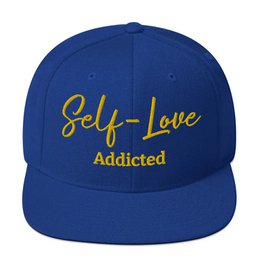 Chapeau Snapback Self Love Addicted avec broderie