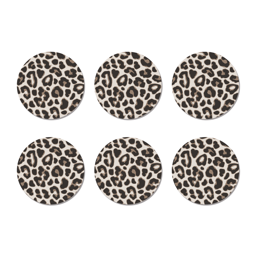 posavasos leopardo