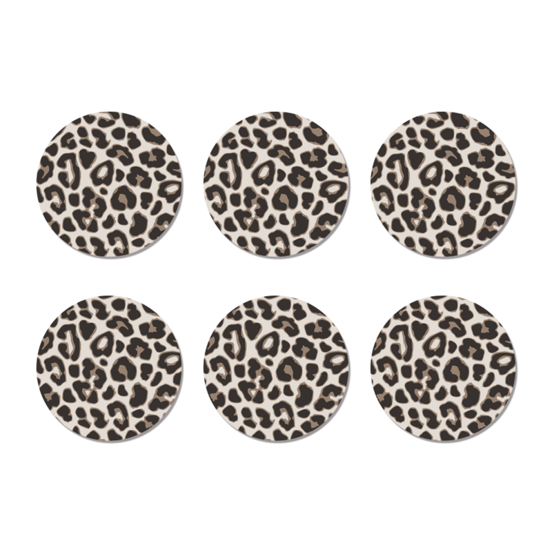 posavasos leopardo