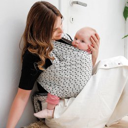 Babywearing Band Baby up to 15 kg 0-3 years Elastic Organic Cotton 100% Tricot Slen Organic
