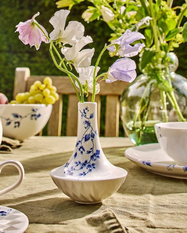 Blue Fold Vase no.