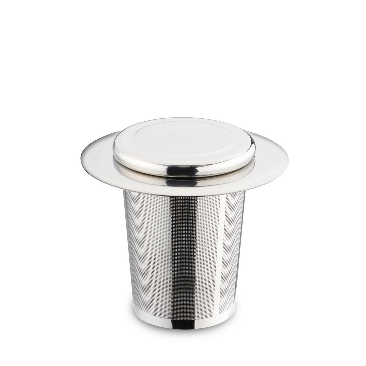 Theefilter met brede rand