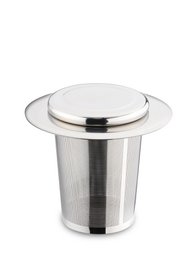 Theefilter met brede rand
