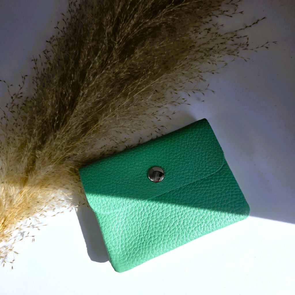 Mini portafoglio blush verde mela