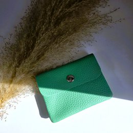 Mini portafoglio blush verde mela