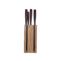 Blok med 4 Laguiole Heritage kokkeknive