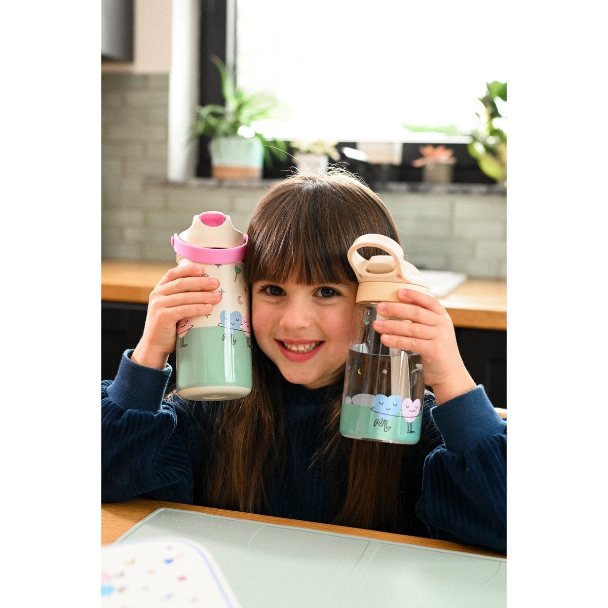 Isolierte Edelstahlflasche Veggie Pals