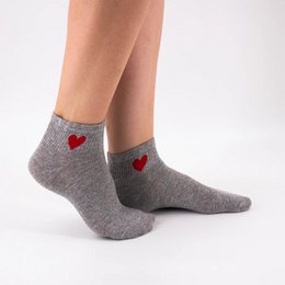 Calcetines bajos con lado de corazón para mujer I 35-41