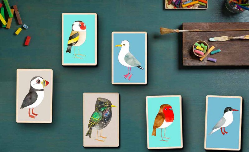 OYSTERCATCHER Duurzame houten kaart