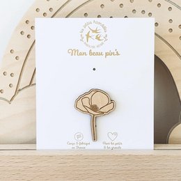 Wooden pins - Poppy