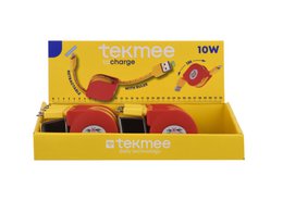 Cable USB de TekMee a Lightning 1m - Reel retráctil 10W