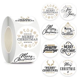 Autocollant de Noël - 2,5CM - n°15